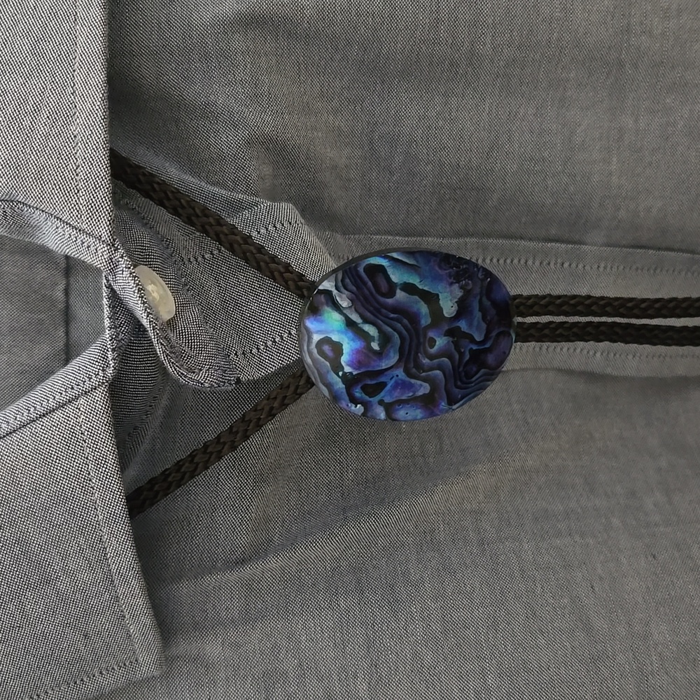 Art Resin Bolo Tie